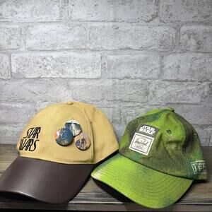 Star Wars Themed Adjustable Baseball Caps Set of 2